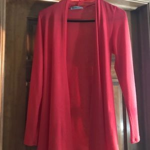 Coral cardigan size small
